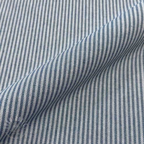 Dekorativna tkanina DOBBY Colored stripe blue