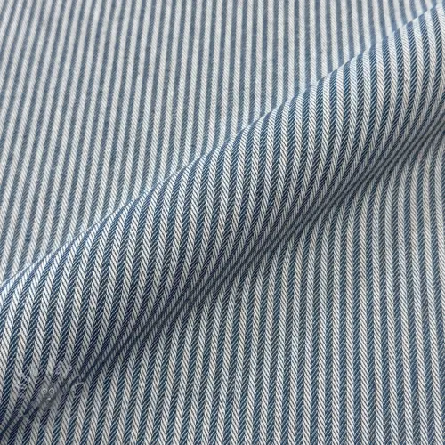 Dekorativna tkanina DOBBY Colored stripe blue