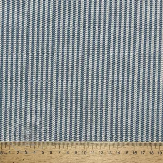 Dekorativna tkanina DOBBY Colored stripe blue