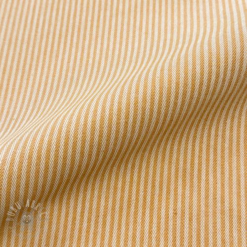 Dekorativna tkanina DOBBY Colored stripe ochre