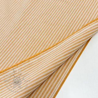 Dekorativna tkanina DOBBY Colored stripe ochre