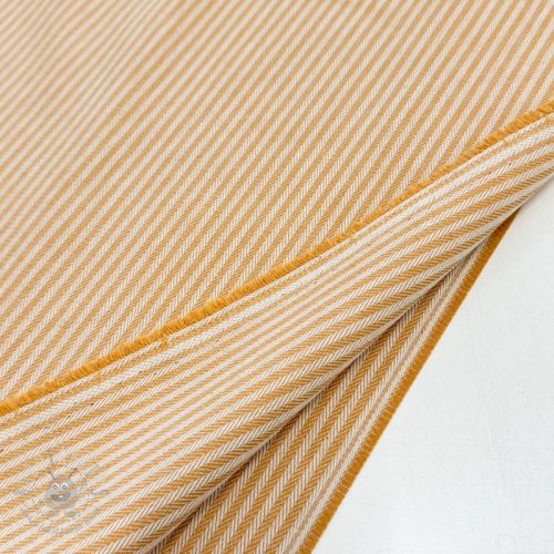 Dekorativna tkanina DOBBY Colored stripe ochre