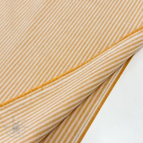 Dekorativna tkanina DOBBY Colored stripe ochre