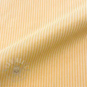 Dekorativna tkanina DOBBY Colored stripe warm yellow
