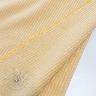 Dekorativna tkanina DOBBY Colored stripe warm yellow