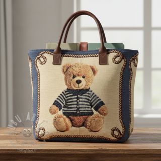 Dekorativna tkanina GOBELIN PREMIUM Teddy Bear Nautic PANEL