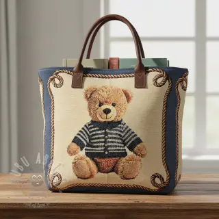 Dekorativna tkanina GOBELIN PREMIUM Teddy Bear Nautic PANEL