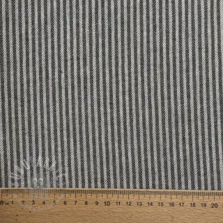 Dekorativna tkanina DOBBY Colored stripe graphite