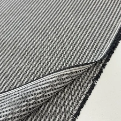 Dekorativna tkanina DOBBY Colored stripe graphite