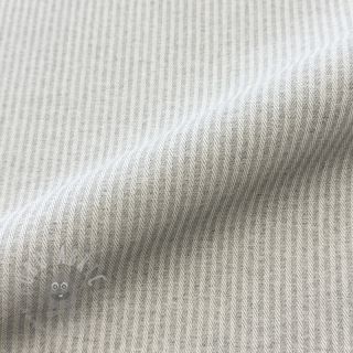 Dekorativna tkanina DOBBY Colored stripe light grey