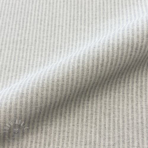 Dekorativna tkanina DOBBY Colored stripe light grey