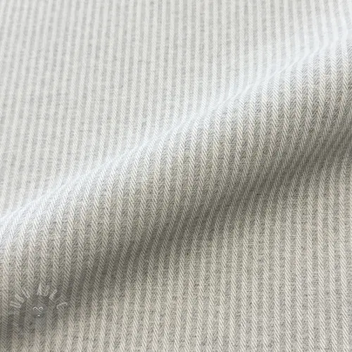 Dekorativna tkanina DOBBY Colored stripe light grey