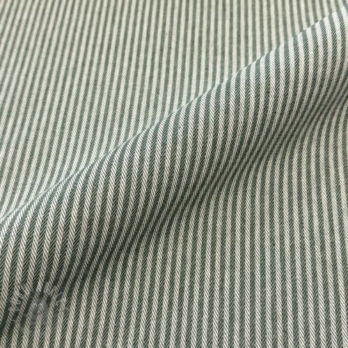 Dekorativna tkanina DOBBY Colored stripe bottle green