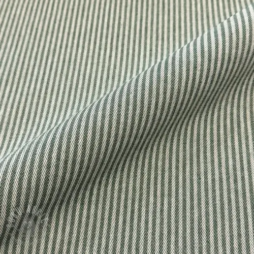 Dekorativna tkanina DOBBY Colored stripe bottle green