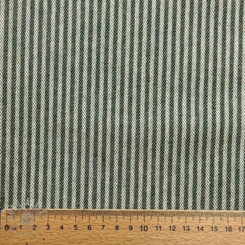 Dekorativna tkanina DOBBY Colored stripe bottle green