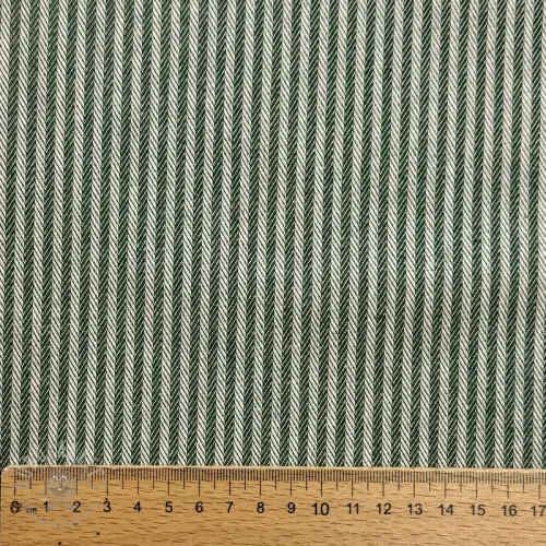 Dekorativna tkanina DOBBY Colored stripe bottle green