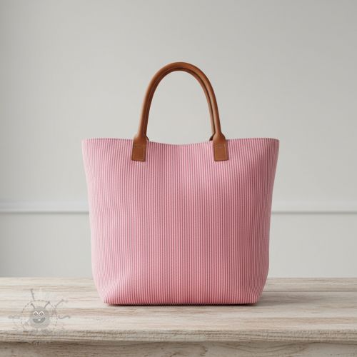 Dekorativna tkanina DOBBY Colored stripe fuchsia