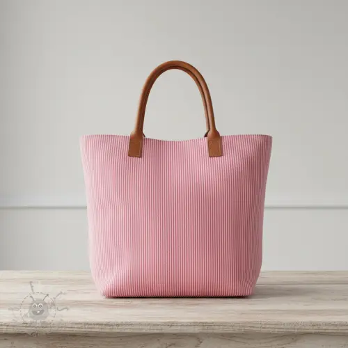 Dekorativna tkanina DOBBY Colored stripe fuchsia