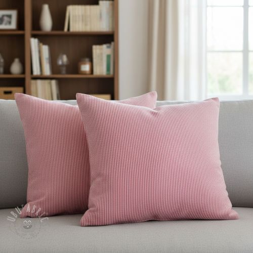 Dekorativna tkanina DOBBY Colored stripe fuchsia