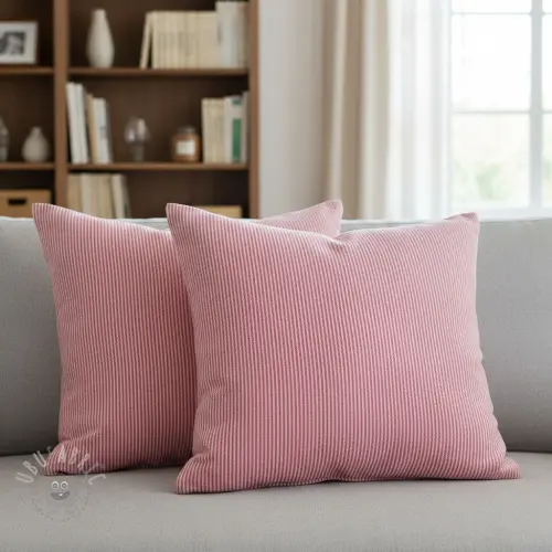 Dekorativna tkanina DOBBY Colored stripe fuchsia