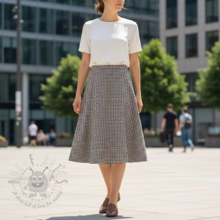 Pamuk YARN DYED BRUSHED Check Mike ecru