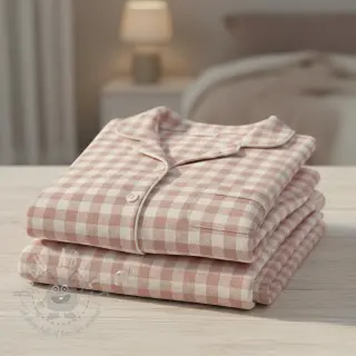 Pamuk FLANNEL BIG Check light pink