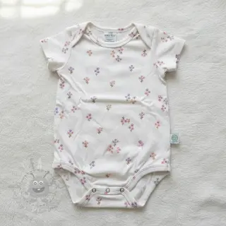 Pamuk FLANNEL Flowers white