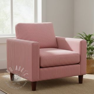 Dekorativna tkanina DOBBY Colored stripe cherry