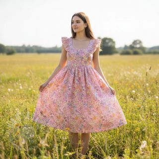 Pamuk VOILE Small hayppy flowers digital print