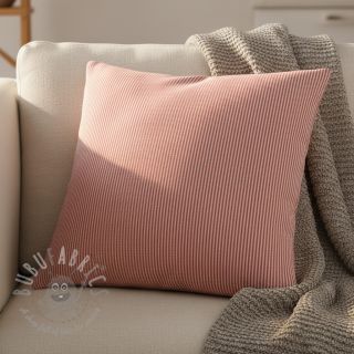 Dekorativna tkanina DOBBY Colored stripe poppy red