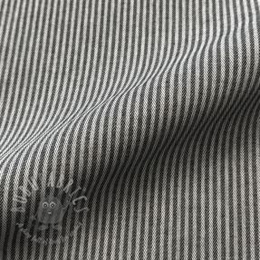 Dekorativna tkanina DOBBY Colored stripe black