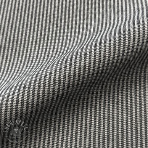 Dekorativna tkanina DOBBY Colored stripe black