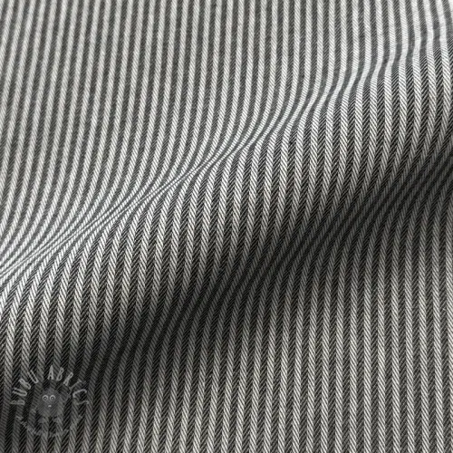 Dekorativna tkanina DOBBY Colored stripe black