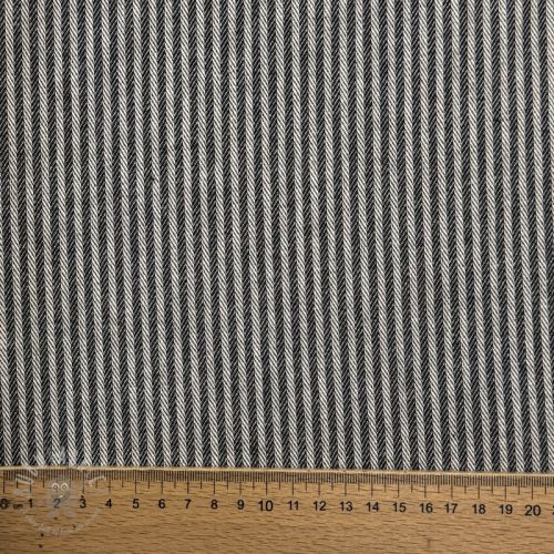 Dekorativna tkanina DOBBY Colored stripe black