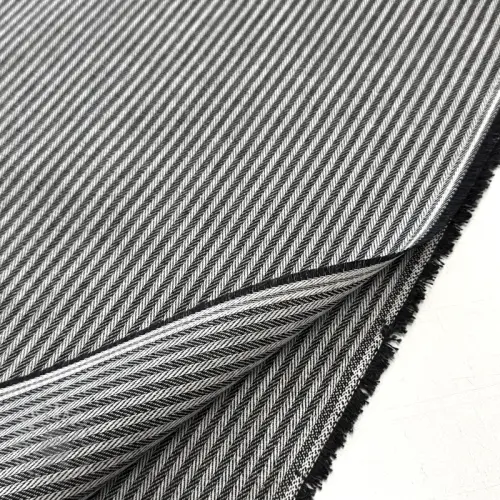 Dekorativna tkanina DOBBY Colored stripe black