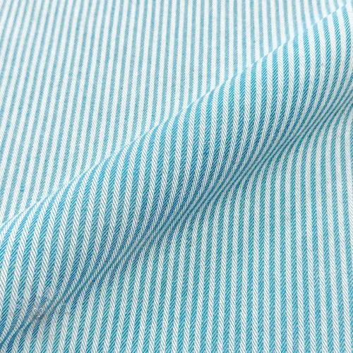Dekorativna tkanina DOBBY Colored stripe turquoise