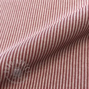 Dekorativna tkanina DOBBY Colored stripe burgundy