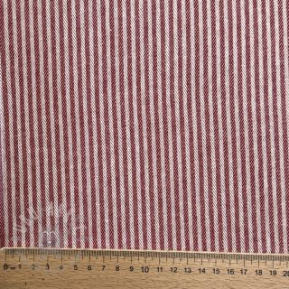Dekorativna tkanina DOBBY Colored stripe burgundy