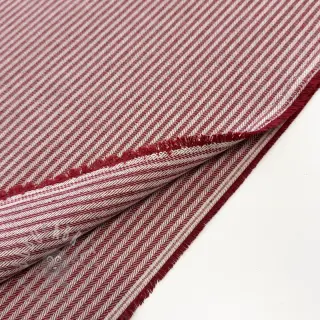 Dekorativna tkanina DOBBY Colored stripe burgundy
