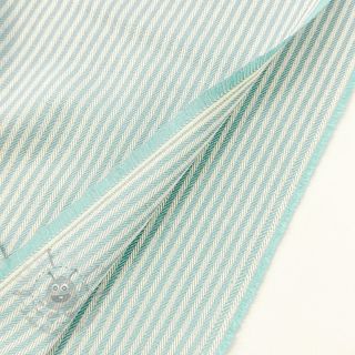 Dekorativna tkanina DOBBY Colored stripe mint