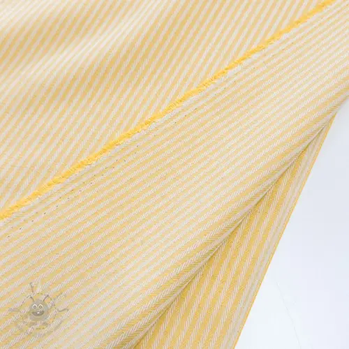 Dekorativna tkanina DOBBY Colored stripe pastel yellow