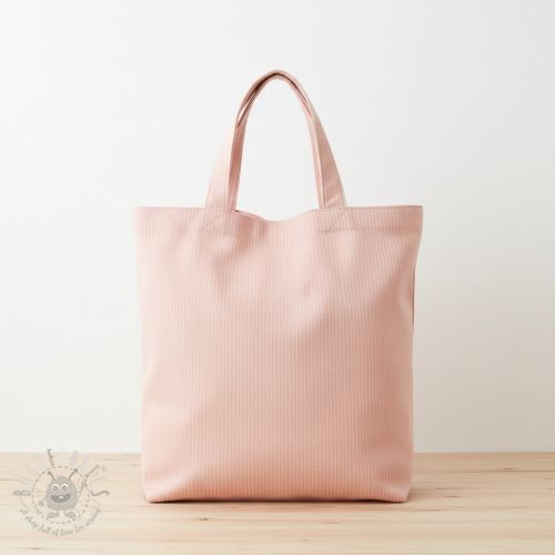 Dekorativna tkanina DOBBY Colored stripe light pink