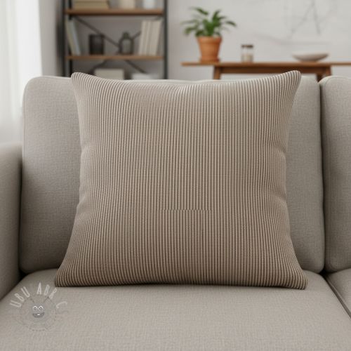 Dekorativna tkanina DOBBY Colored stripe coffee