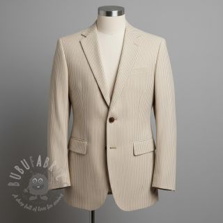 Dekorativna tkanina DOBBY Colored stripe sand