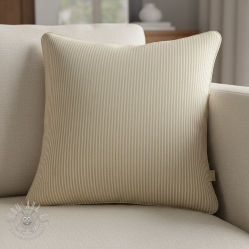 Dekorativna tkanina DOBBY Colored stripe sand