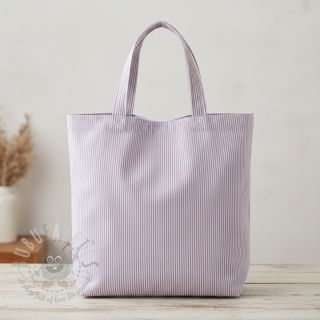 Dekorativna tkanina DOBBY Colored stripe lavender