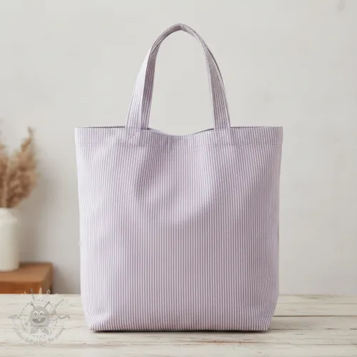 Dekorativna tkanina DOBBY Colored stripe lavender