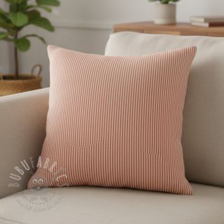 Dekorativna tkanina DOBBY Colored stripe dark orange