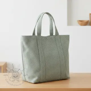 Dekorativna tkanina DOBBY Colored stripe bottle green