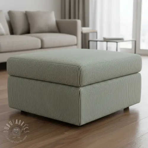 Dekorativna tkanina DOBBY Colored stripe bottle green
